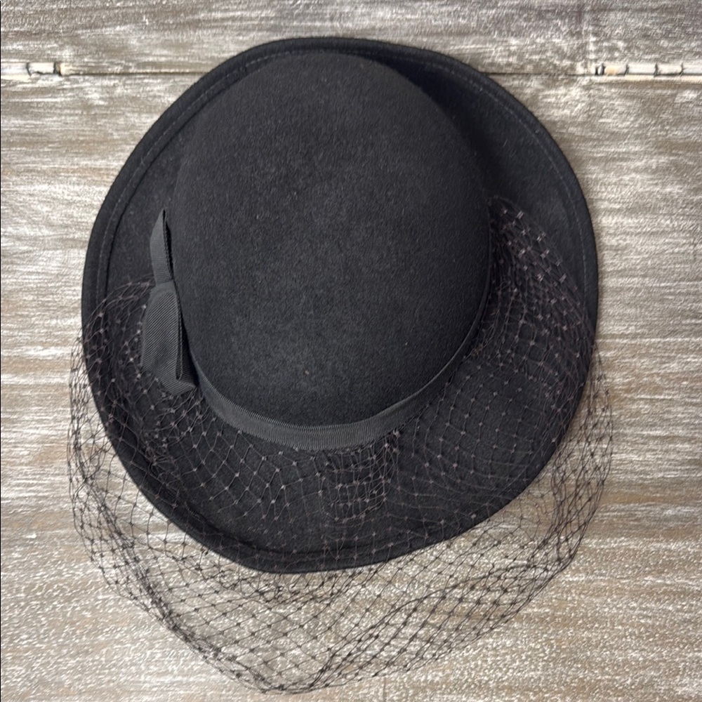 Vintage Lancaster veil wool hat